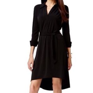 INC Women’s Large Belted Asymmetrical Hem Dress